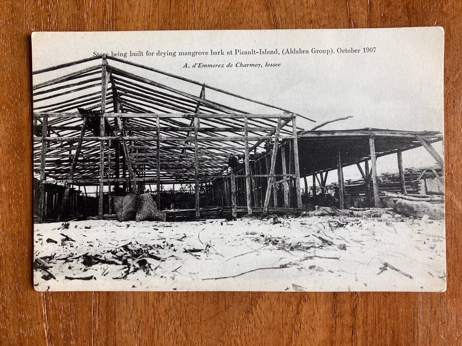 Seychellen. Picault-eiland (Aldabra Groep) 1907, Ophalen of Verzenden, Voor 1920, Ongelopen, Buiten Europa