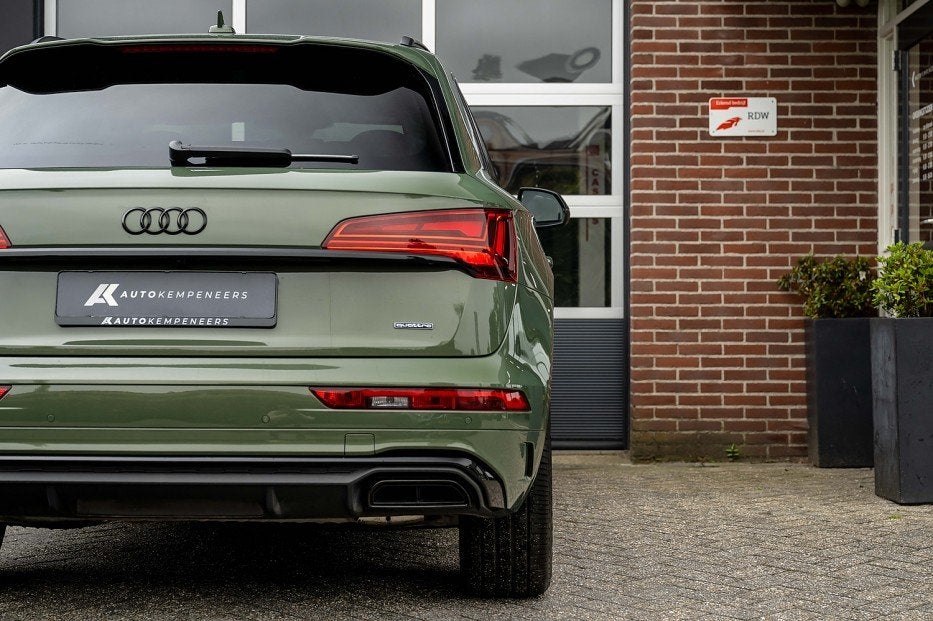 Audi Q5 55 TFSI e quattro S Edition | Panorama | Luchtvering, Automaat, Gebruikt, Zwart, 4 cilinders