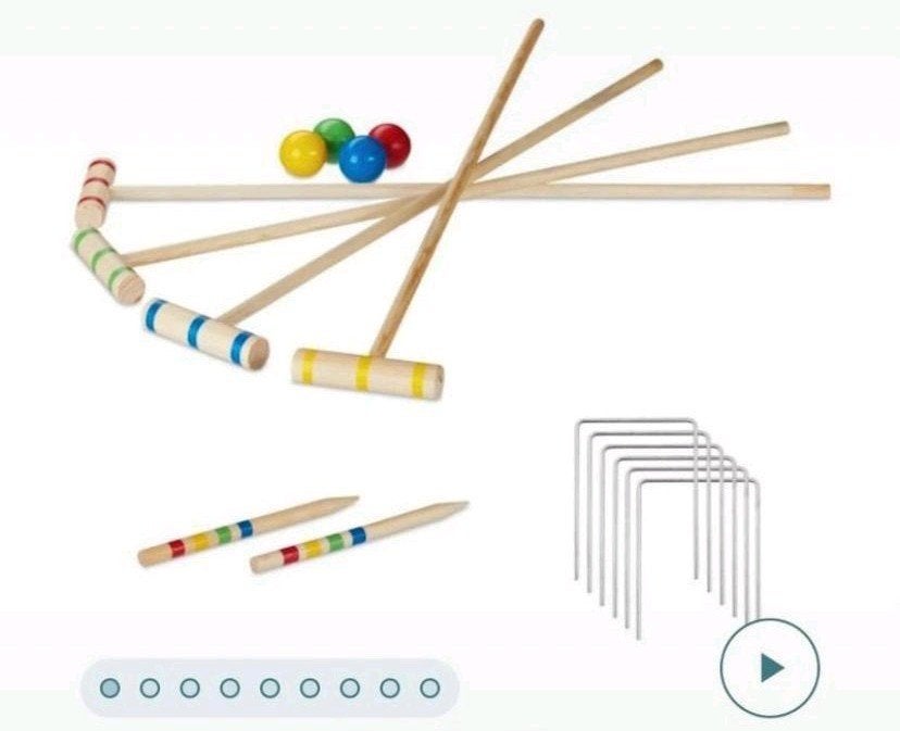 croquet spel 8 personen nieuw, Ophalen of Verzenden, Nieuw
