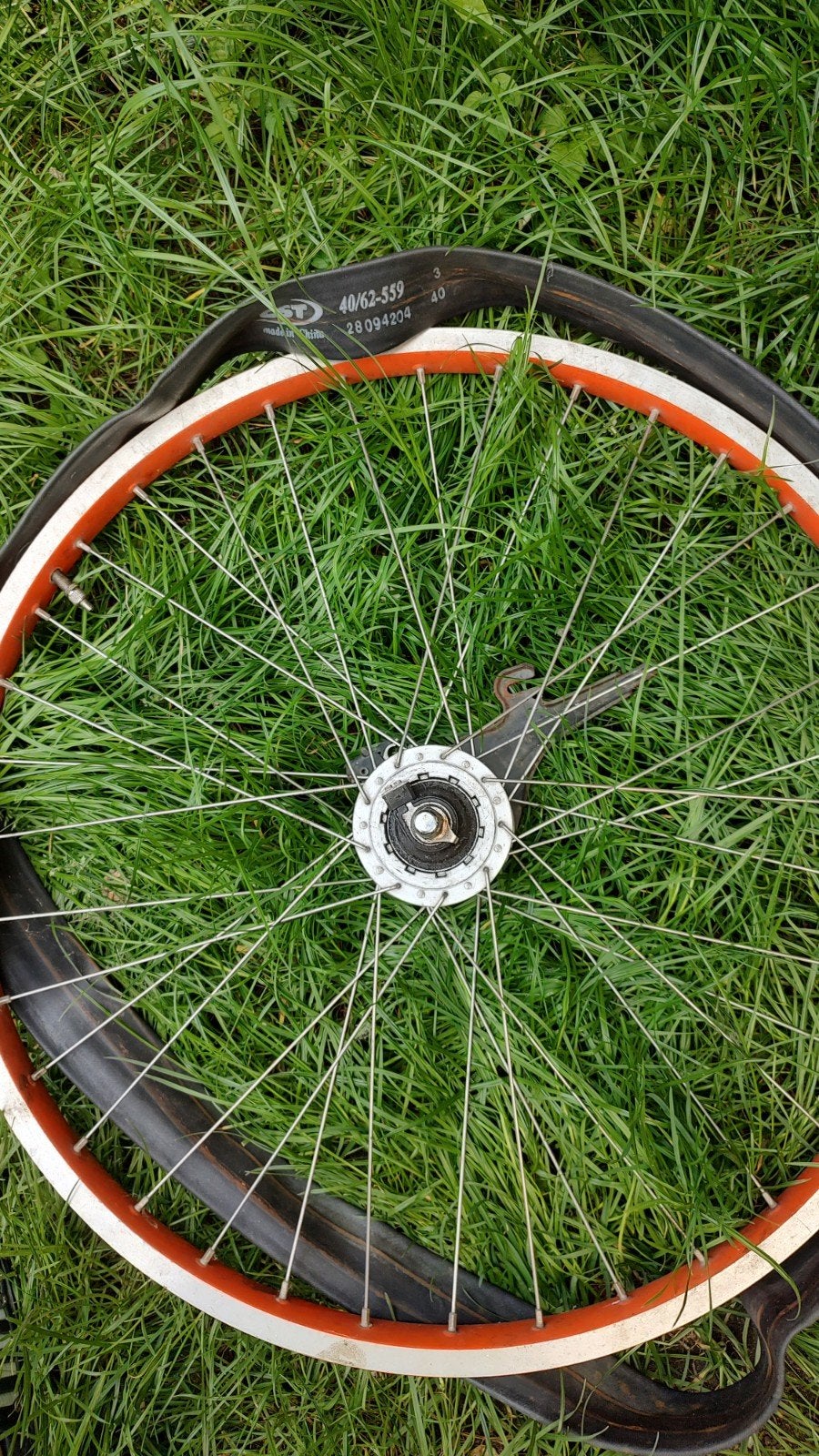 Voorwiel 26 inch met binnenband en naafdynamo, Zo goed als nieuw, Aluminium, Shimano, Ophalen