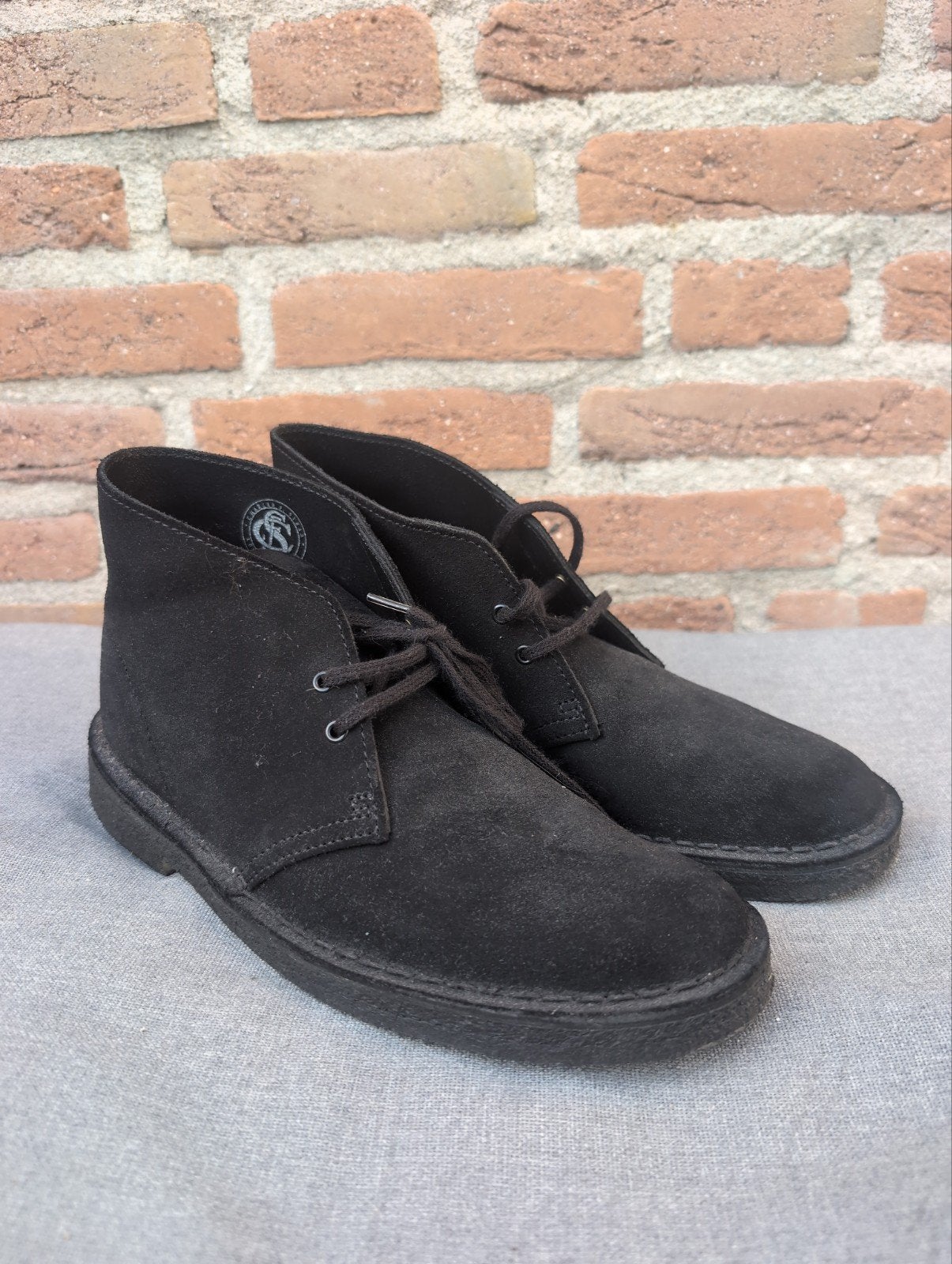 Clarks Desert Boots Zwart - Maat 41.5 - Zo goed als nieuw, Kleding | Heren, Zwart, Boots, Clarks, Ophalen of Verzenden