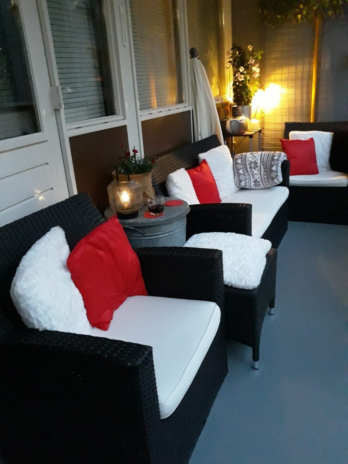 Mooie lounge set, Ophalen of Verzenden, Gebruikt, Kunststof