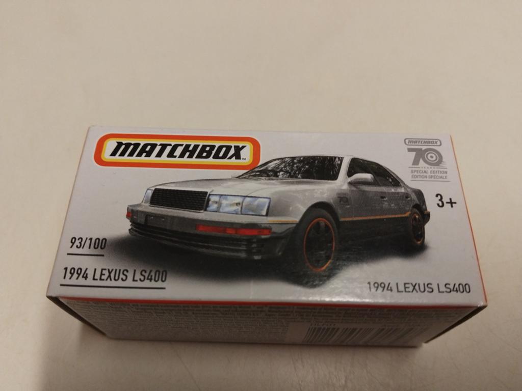 Matchbox 70 yrs Lexus LS 400 1994 white box 3INCH, Ophalen of Verzenden, Zo goed als nieuw, Auto