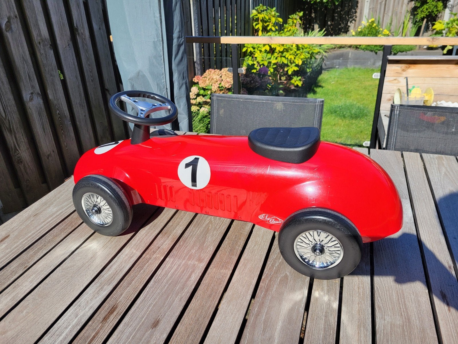 DL Classic rode raceauto - Superleuke trapauto, Ophalen, Gebruikt, Trapvoertuig