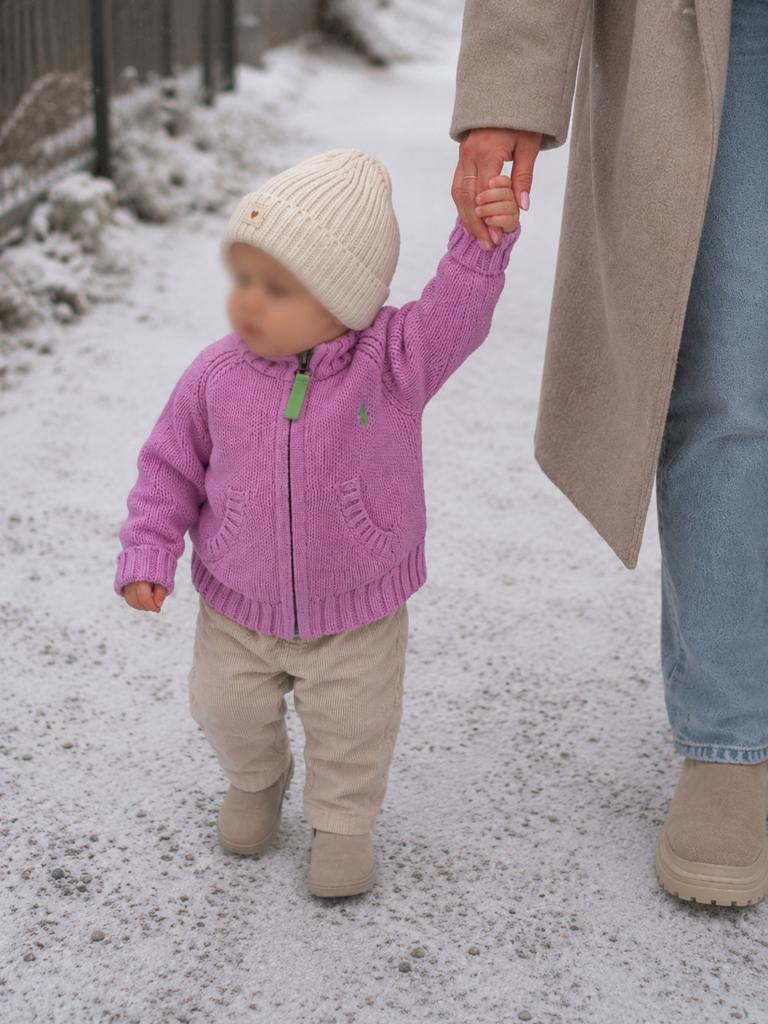 Ralph Lauren Gebreid Vest Roze - Maat 9m, Ophalen of Verzenden, Zo goed als nieuw, Meisje