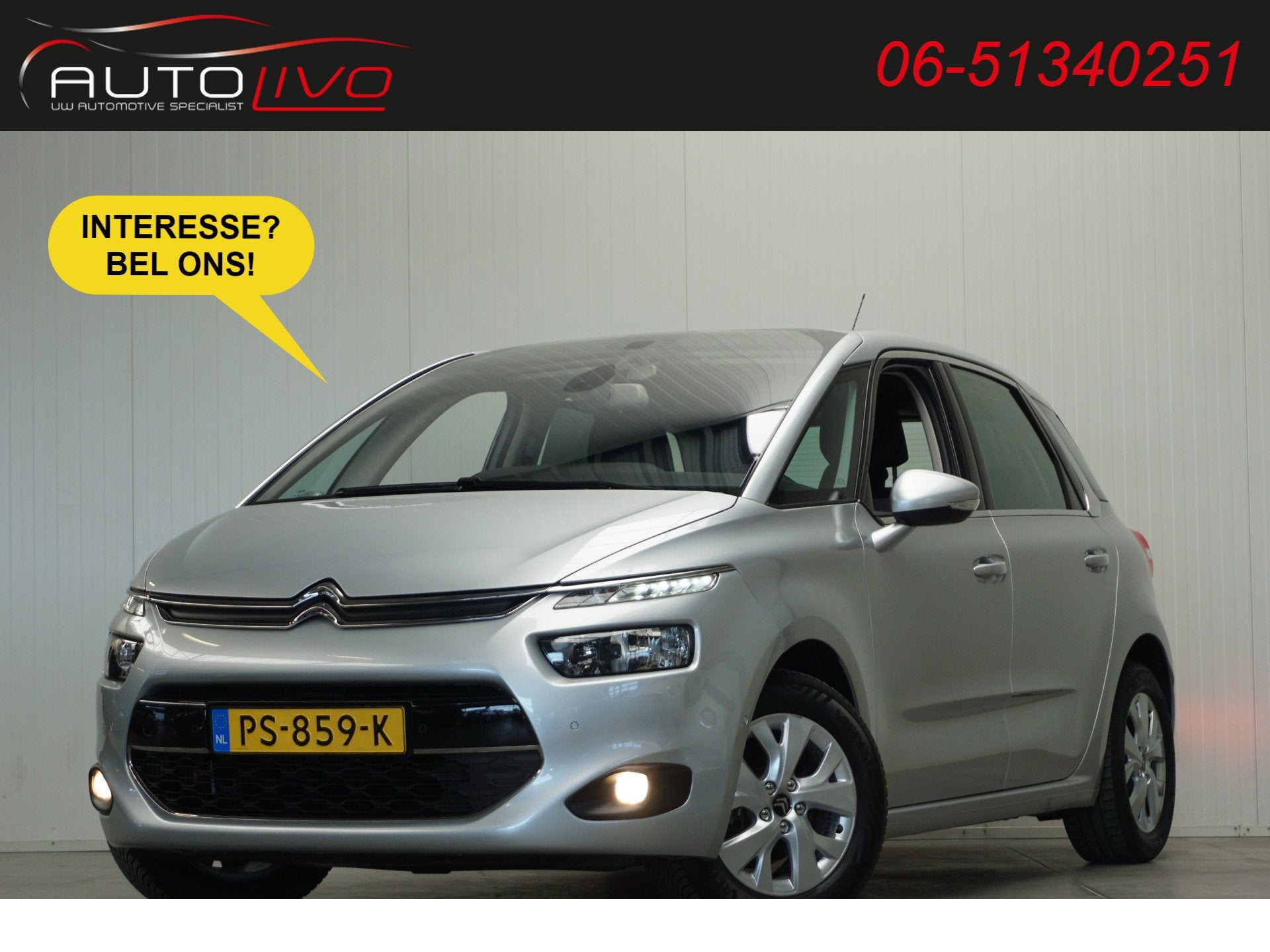 Citroën C4 Picasso 1.2 PureTech Selection NAVI CLIMA LANE D, Voorwielaandrijving, Dealer onderhouden, Stof, Gebruikt