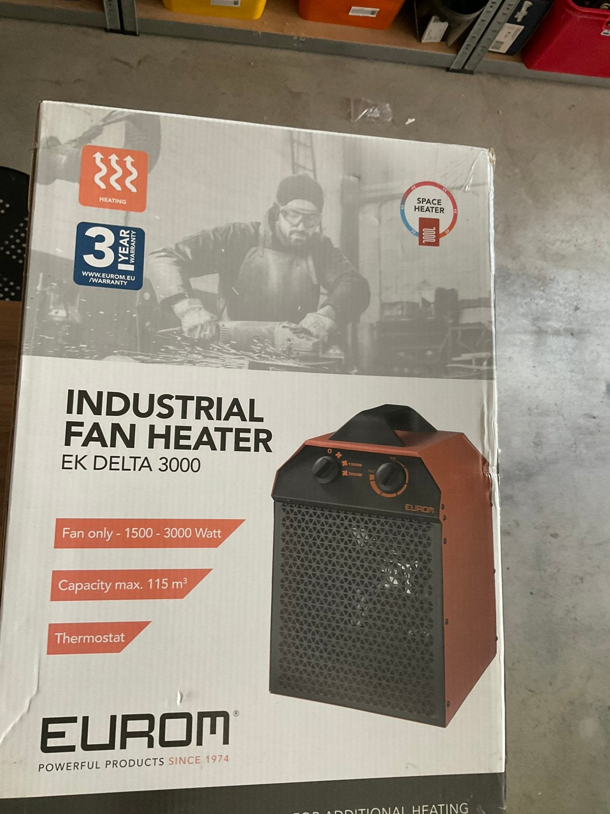 Industriële elektrische kchel., Ophalen, 30 tot 80 cm, Kachel, Minder dan 60 cm