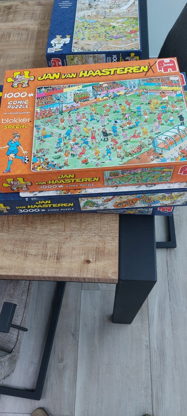 2 puzzels en 1 puzzelmat