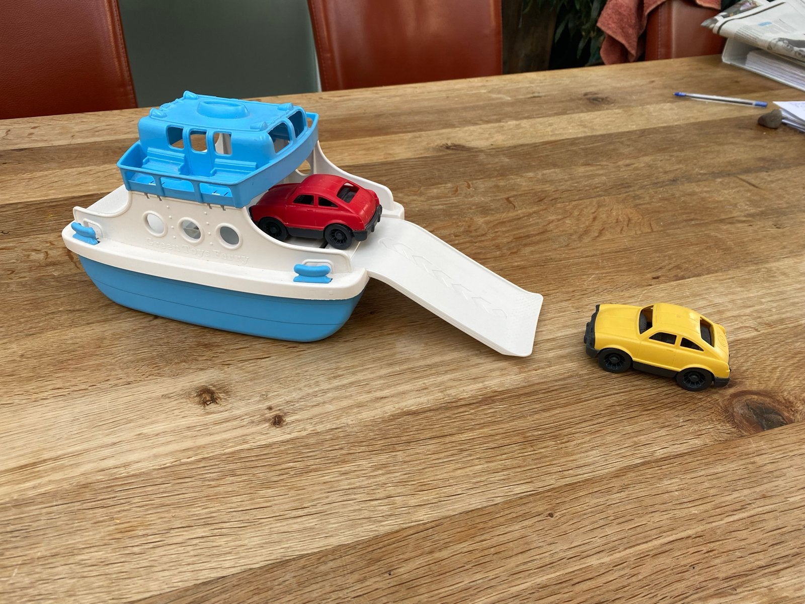Green Toys Ferry Boot met Auto's, Ophalen of Verzenden, Gebruikt