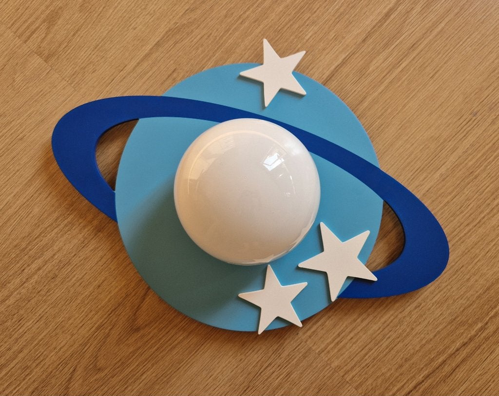 Philips kinderlamp, Overige stijlen, Meerkleurig, Zo goed als nieuw, Plafondlamp