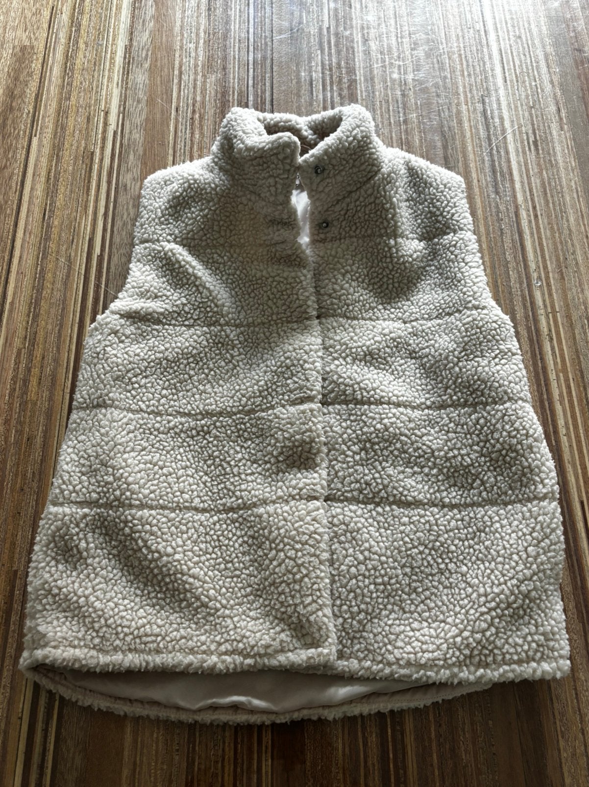 Teddy bodywarmer met zakken van Only maat 164, Kinderen en Baby's, Ophalen of Verzenden, Zo goed als nieuw, Meisje, Jas