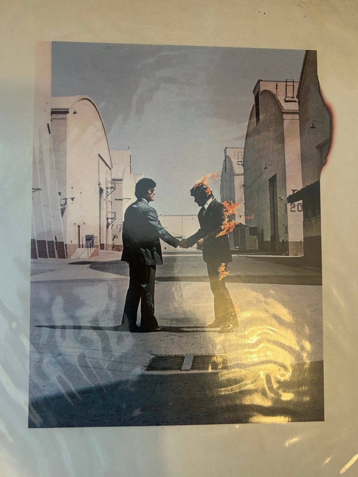 Pink Floyd - Wish You Were Here LP (1975), LP, Rock, Gebruikt, Ophalen of Verzenden