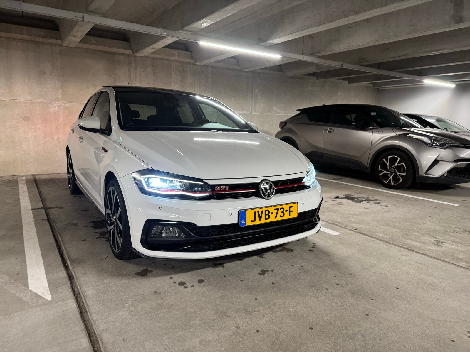 Volkswagen Polo 2.0 TSI 200pk 6-DSG 2019 Wit, Auto's, Zwart, 4 cilinders, 1984 cc, Wit