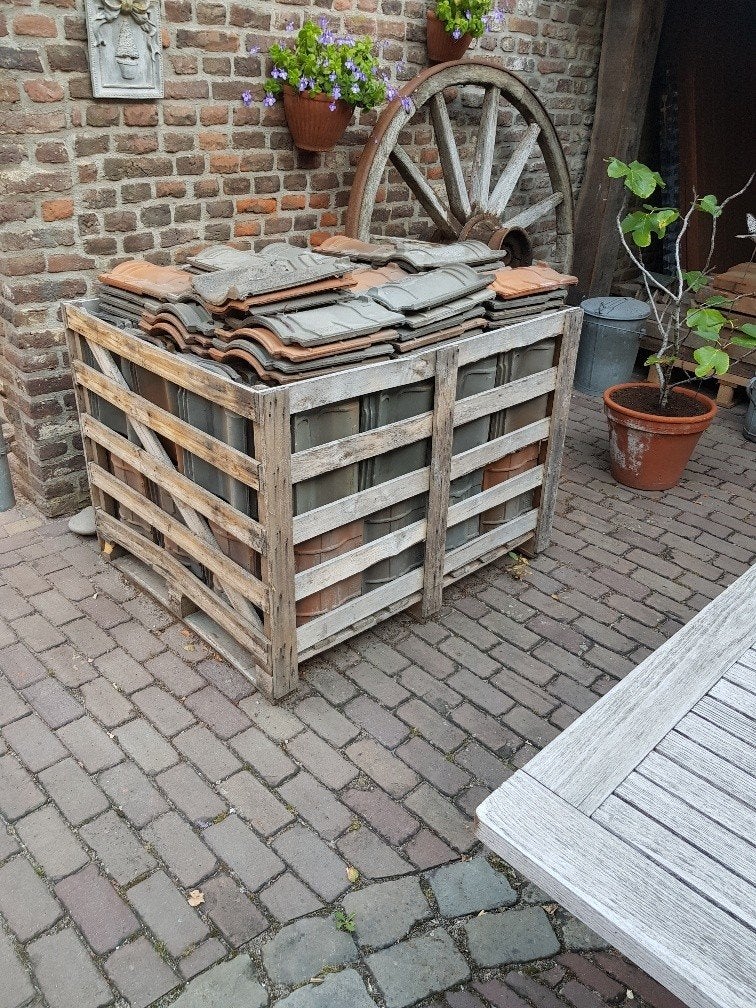 VH dakpannen Russel Tiglia, Ophalen, Gebruikt, 15 m² of meer, Dakpannen