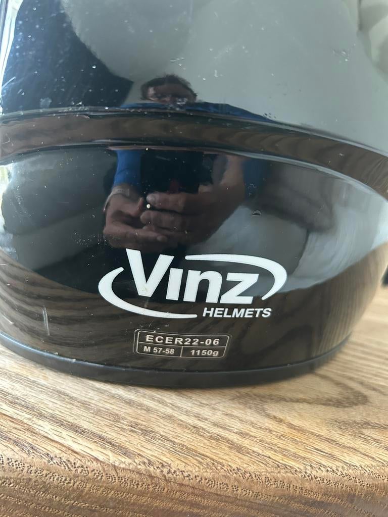 Vinz helmets helm, Fietsen en Brommers, Brommerhelmen, Ophalen of Verzenden, Zo goed als nieuw, Medium