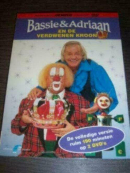 Bassie en Adriaan en de Verdwenen Kroon 2-disc goede staat , Cd's en Dvd's, Verzenden, Alle leeftijden, Nederlands, Zo goed als nieuw