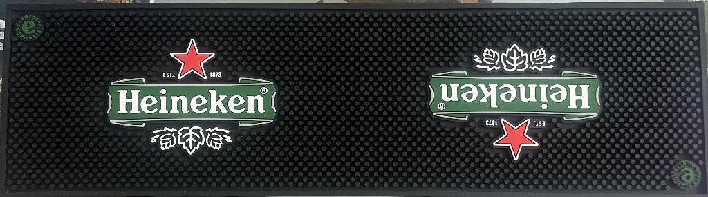 Heineken Barmat (Zwart), Ophalen of Verzenden, Nieuw, Overige typen, Heineken