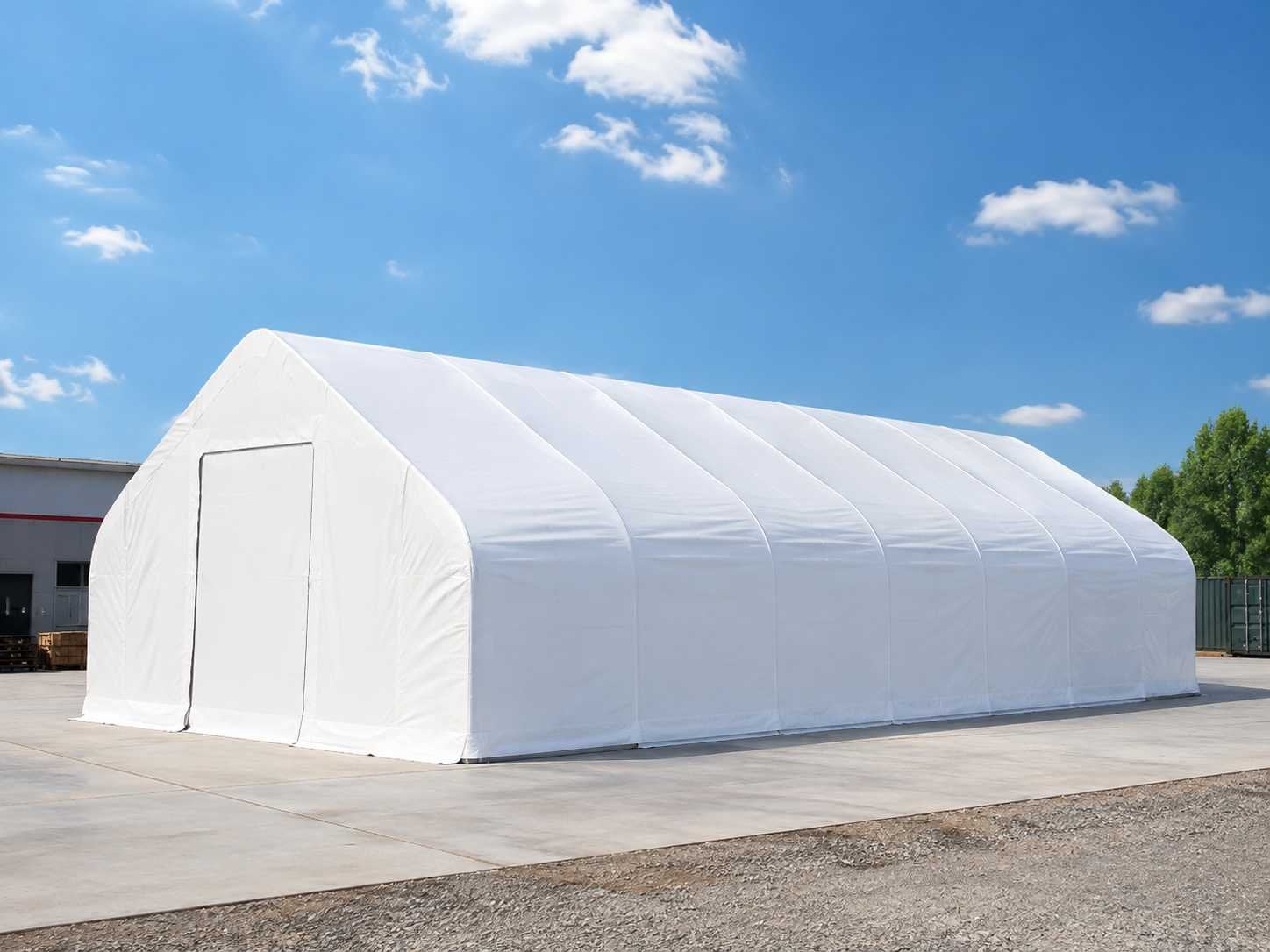 Opslagshelter 42,70x12,20x6,40 meter / 4012021DP