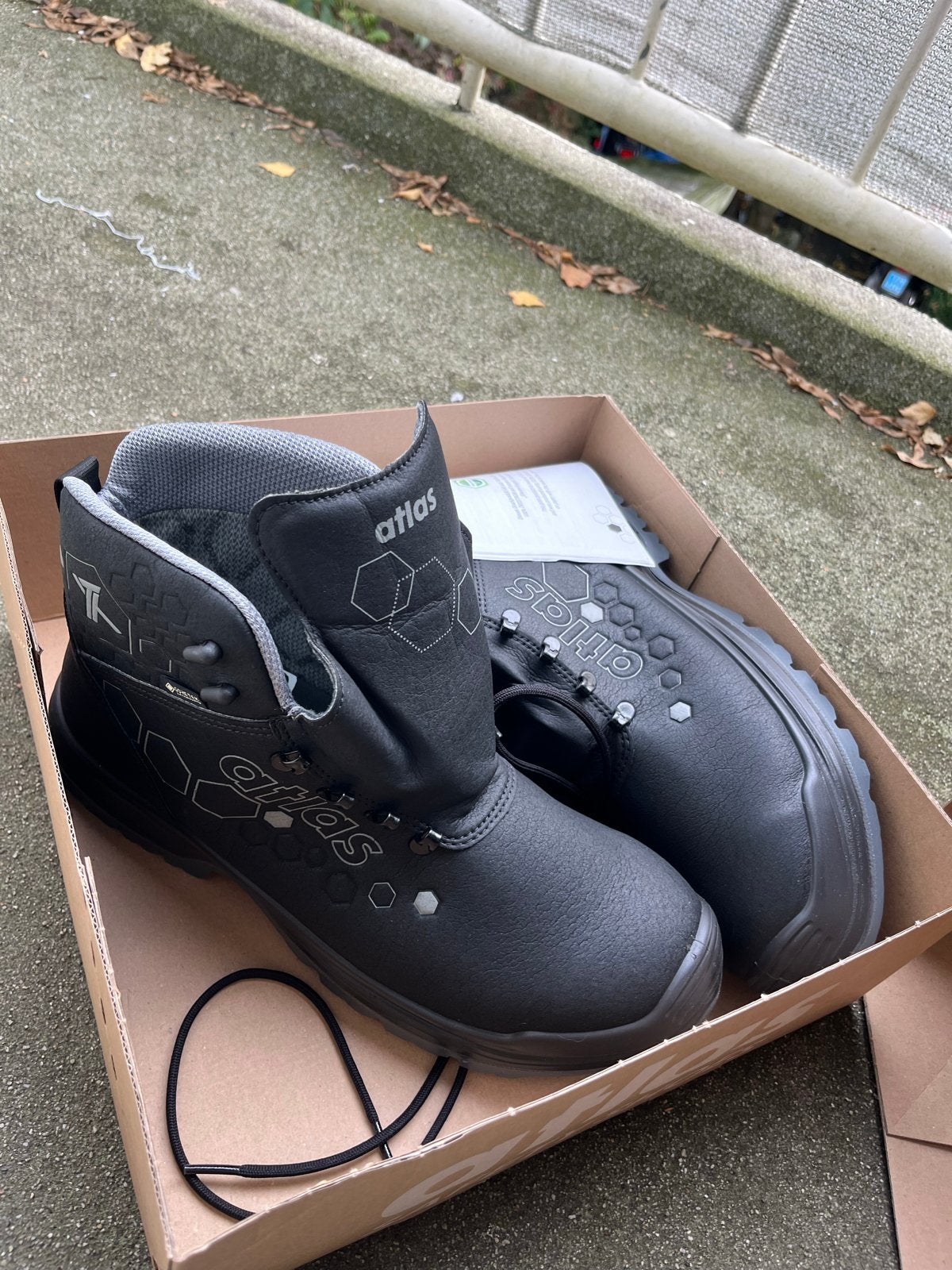 Nieuwe Atlas XT 500 GTX S3 veiligheidsschoenen maat 45, Doe-het-zelf en Verbouw, Ophalen of Verzenden, Nieuw