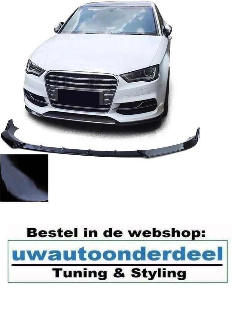 Spoiler Voorspoiler Splitter Lip Carbon look Voor Audi A3 8V, Verzenden, Automotive Parts, A.parts@hotmail.nl, Trasmolenlaan 12 3447 GZ Woerden