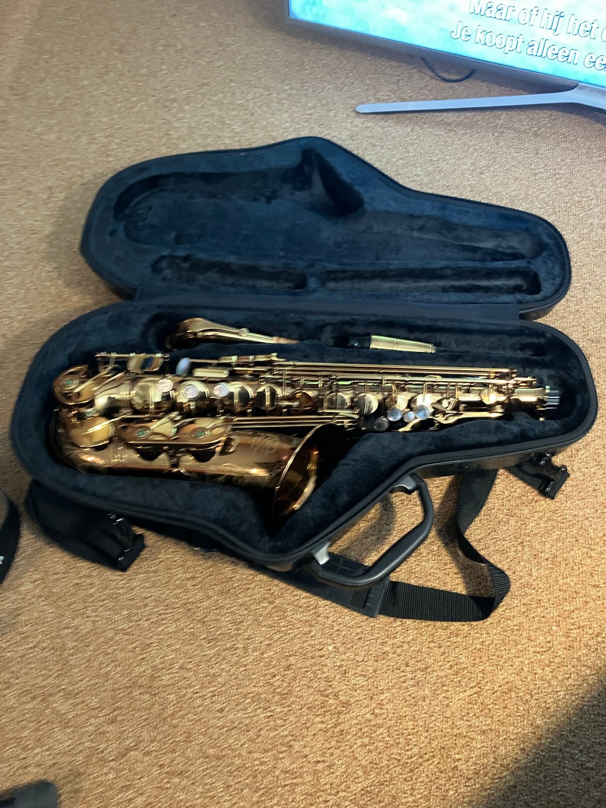 System 54 Alt Saxofoon - Zo goed als nieuw, met koffer, Ophalen of Verzenden, Zo goed als nieuw, Alt, Met koffer