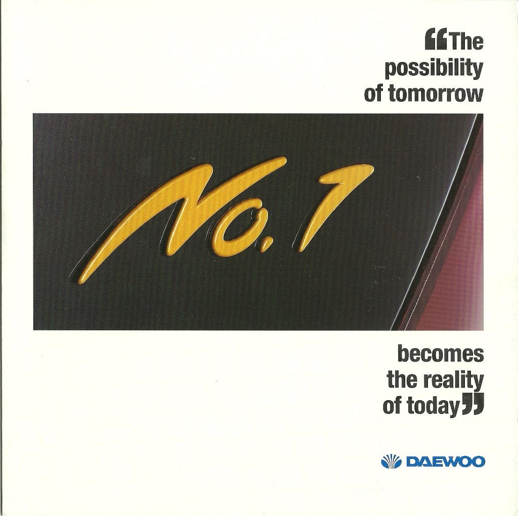 Daewoo cabrio folder, Ophalen of Verzenden, Zo goed als nieuw, Algemeen