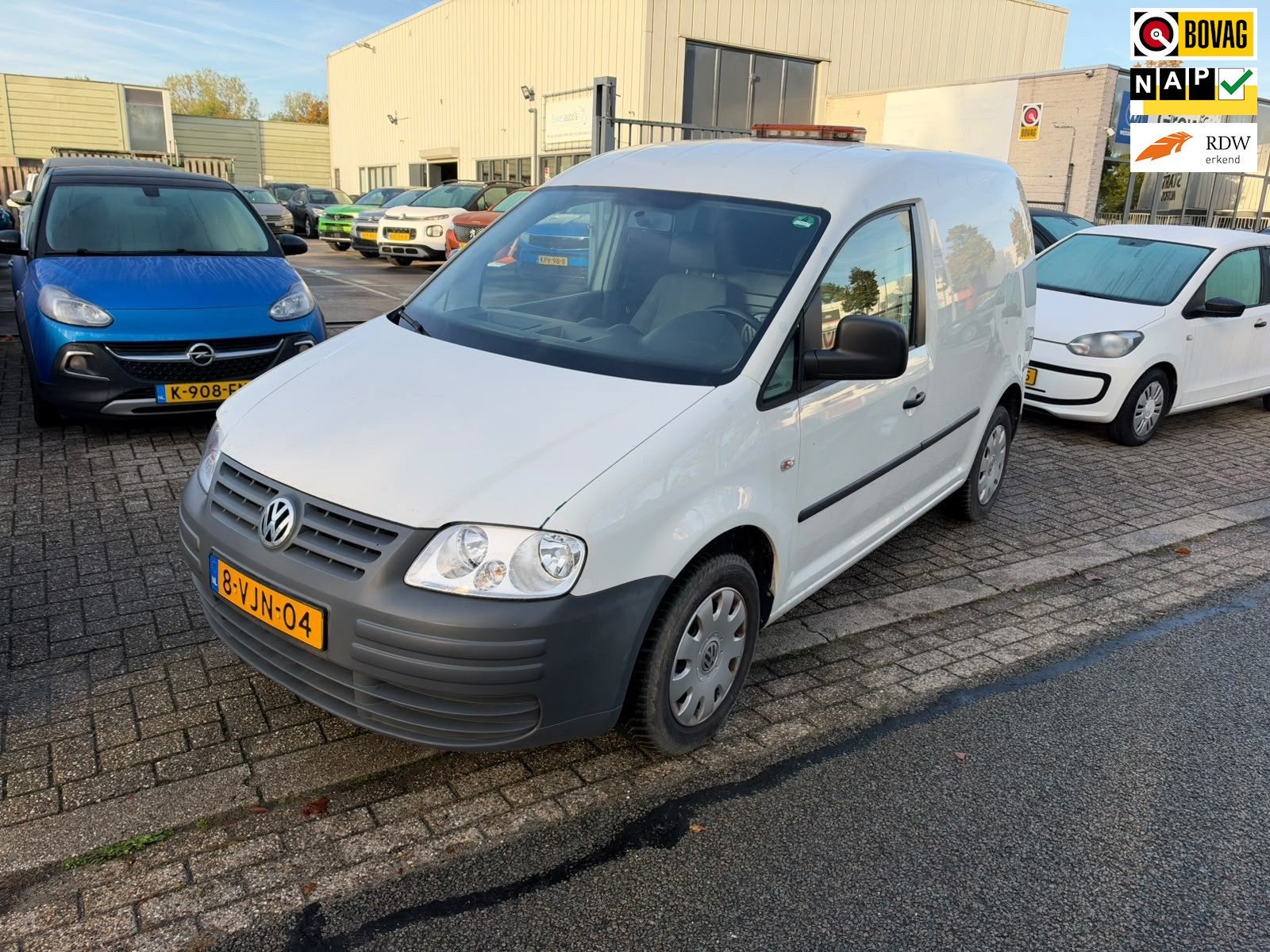 Volkswagen Caddy 2.0 CNG NAP, 1ste eigenaar, APK 10/2027, AA, Auto's, Dealer onderhouden, Stof, Gebruikt, Volkswagen