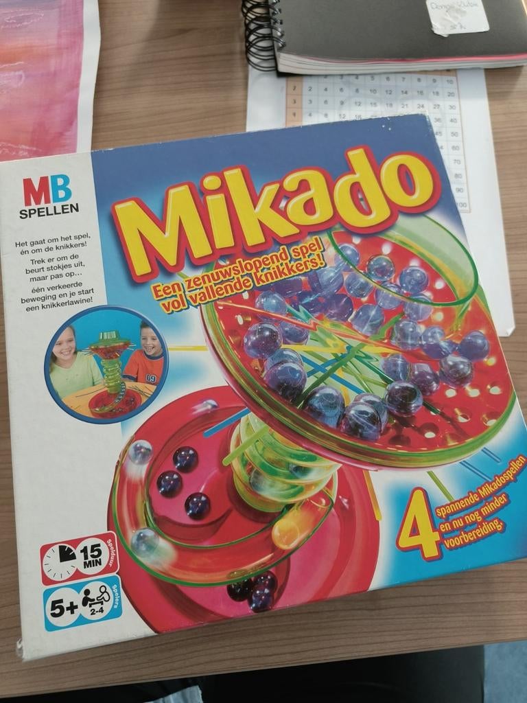 Spel: Mikado, Hobby en Vrije tijd, Gezelschapsspellen | Bordspellen, Ophalen of Verzenden, Zo goed als nieuw