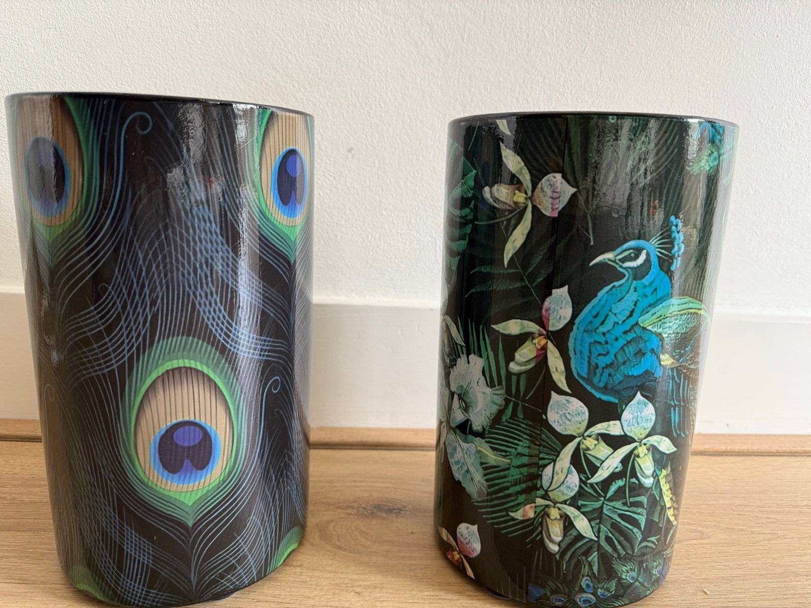 Set van 2 decoratieve vazen, Antiek en Kunst, Ophalen