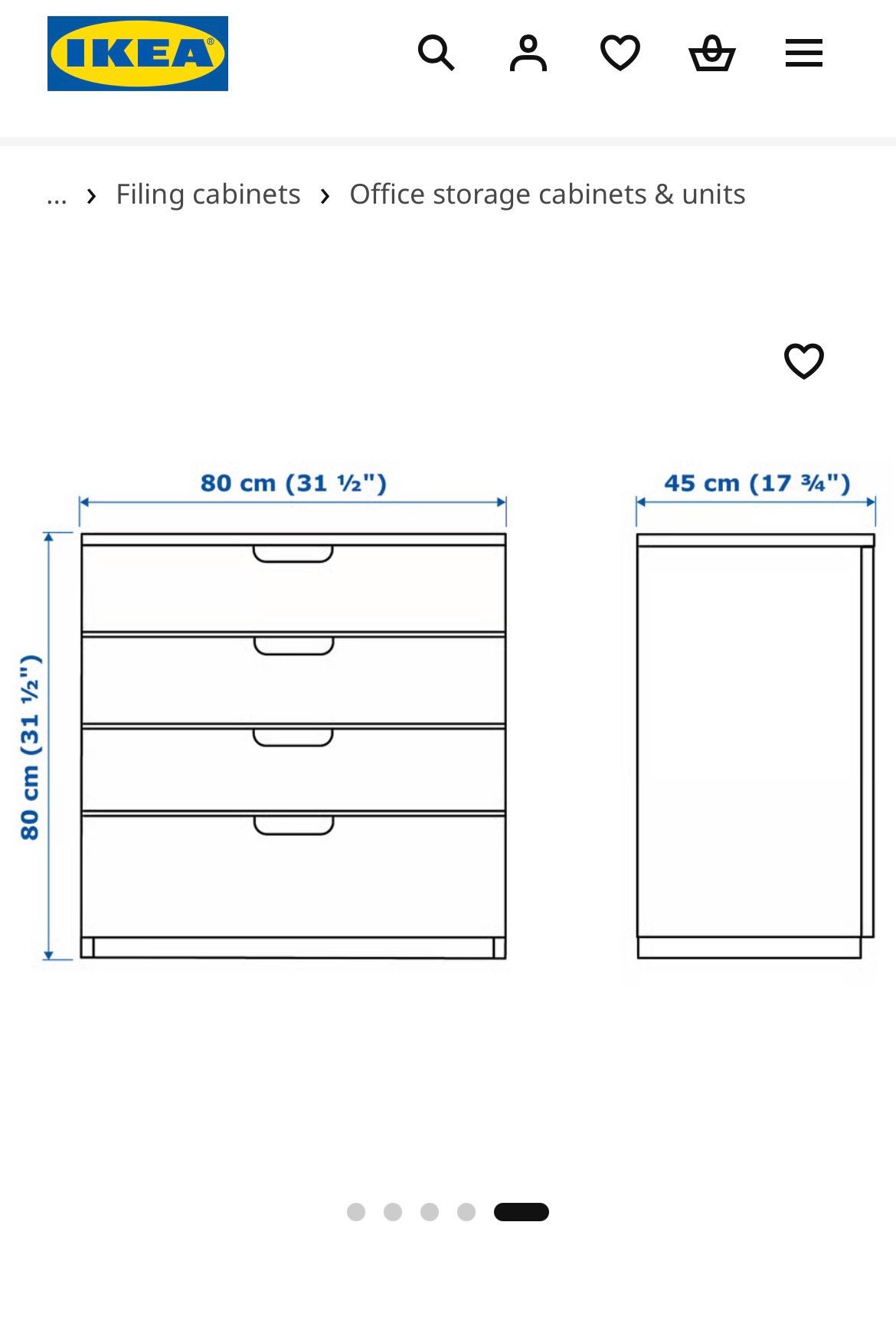Ikea Galant Office storage cabinets, Ophalen, 50 tot 100 cm, Zo goed als nieuw, Minder dan 100 cm