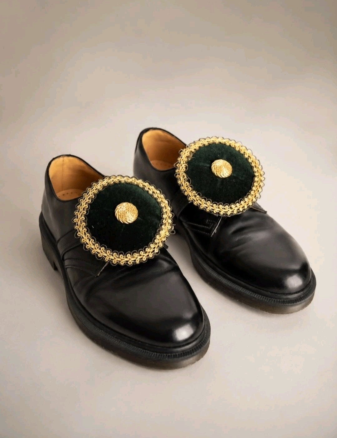 Pieten schoengesp groen - Accessoire voor Sinterklaas, Ophalen of Verzenden, Nieuw, Accessoires