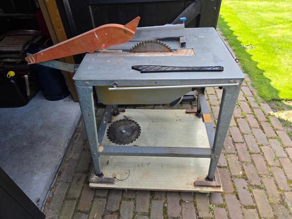 Tafelzaag zaag tafel., Ophalen, Gebruikt