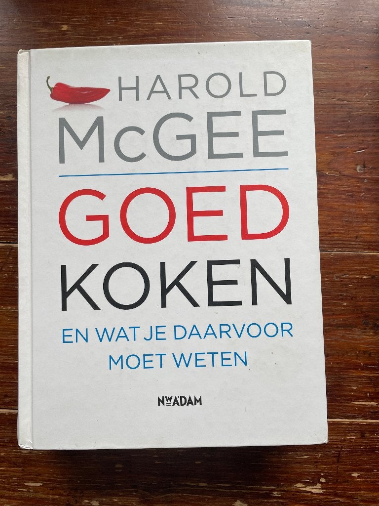 Harold McGee Goed koken (thuiskok) 2010, Boeken, Hobby en Vrije tijd, Zo goed als nieuw, Overige onderwerpen, Ophalen of Verzenden
