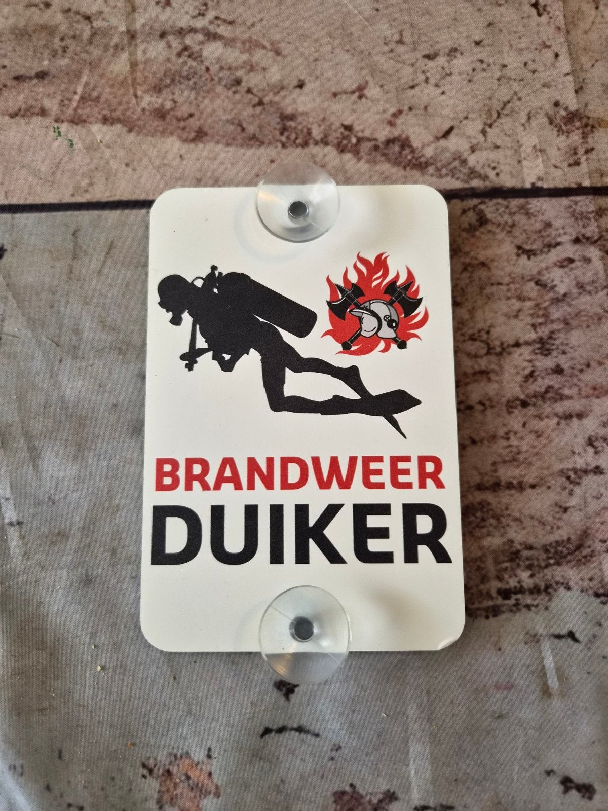 Autobordje "Brandweerduiker", Ophalen of Verzenden, Nieuw