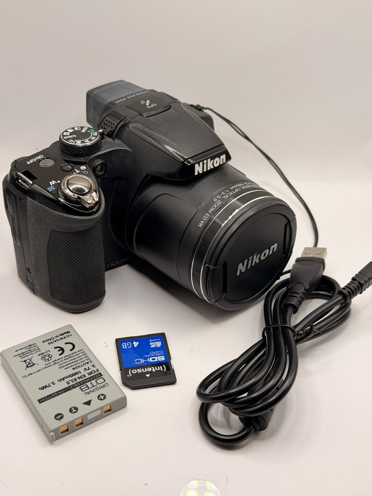 Nikon Coolpix P510 / digitale camera, Gebruikt, Verzenden, 16 megapixels, Accu