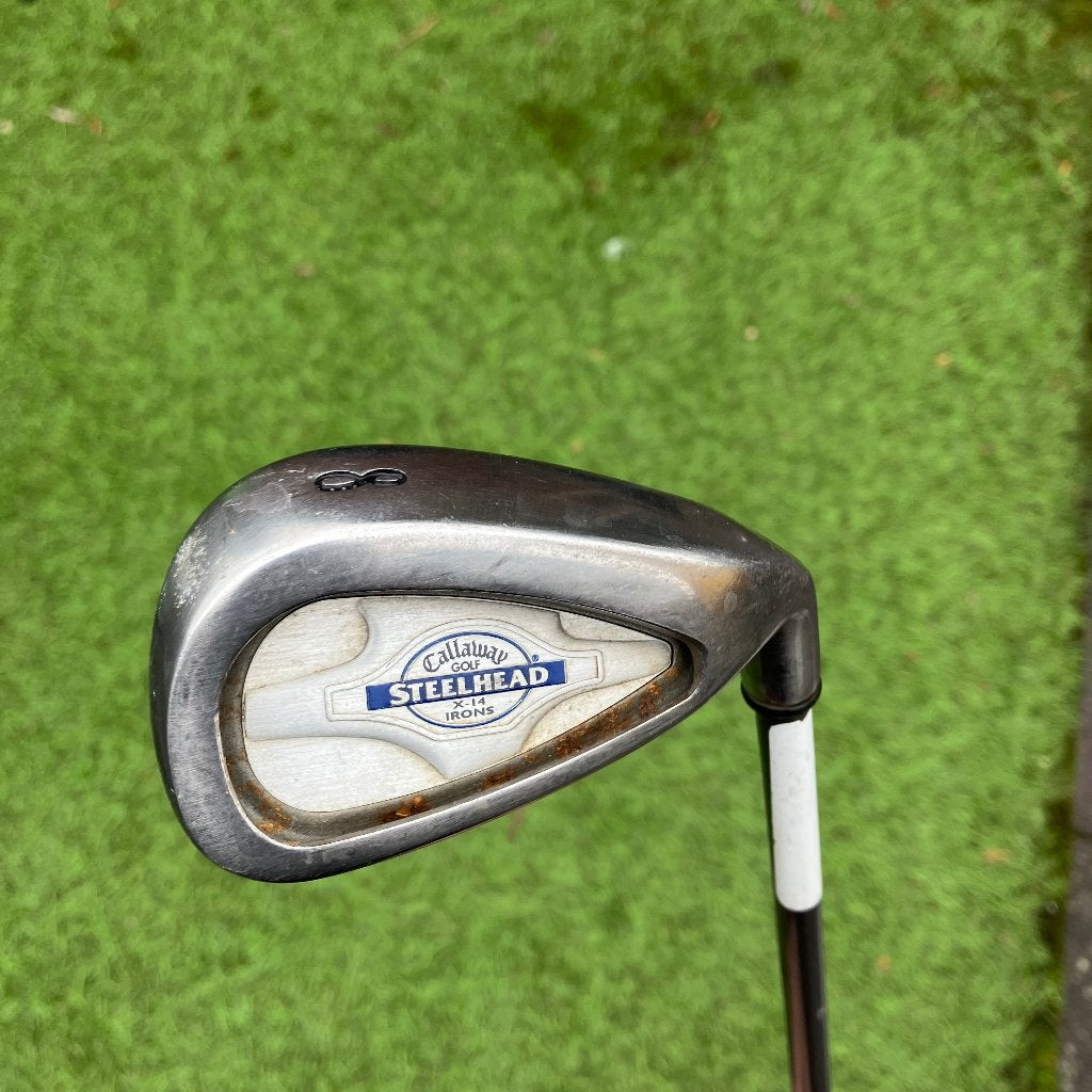 Callaway Steelhead X-14 ijzer 8 RH, Gebruikt, -, Ophalen of Verzenden, Club