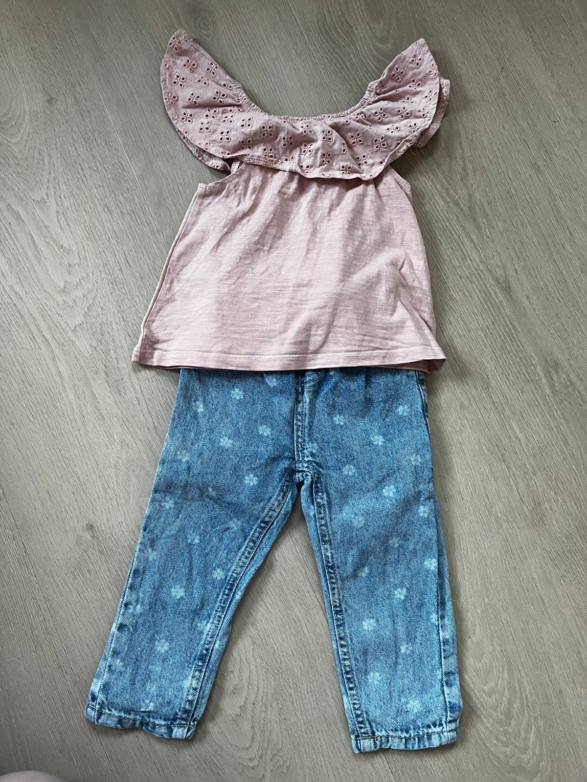 Lief meisjes setje maat 86, Kinderen en Baby's, Babykleding | Maat 86, Ophalen of Verzenden, Zo goed als nieuw, Meisje, Setje