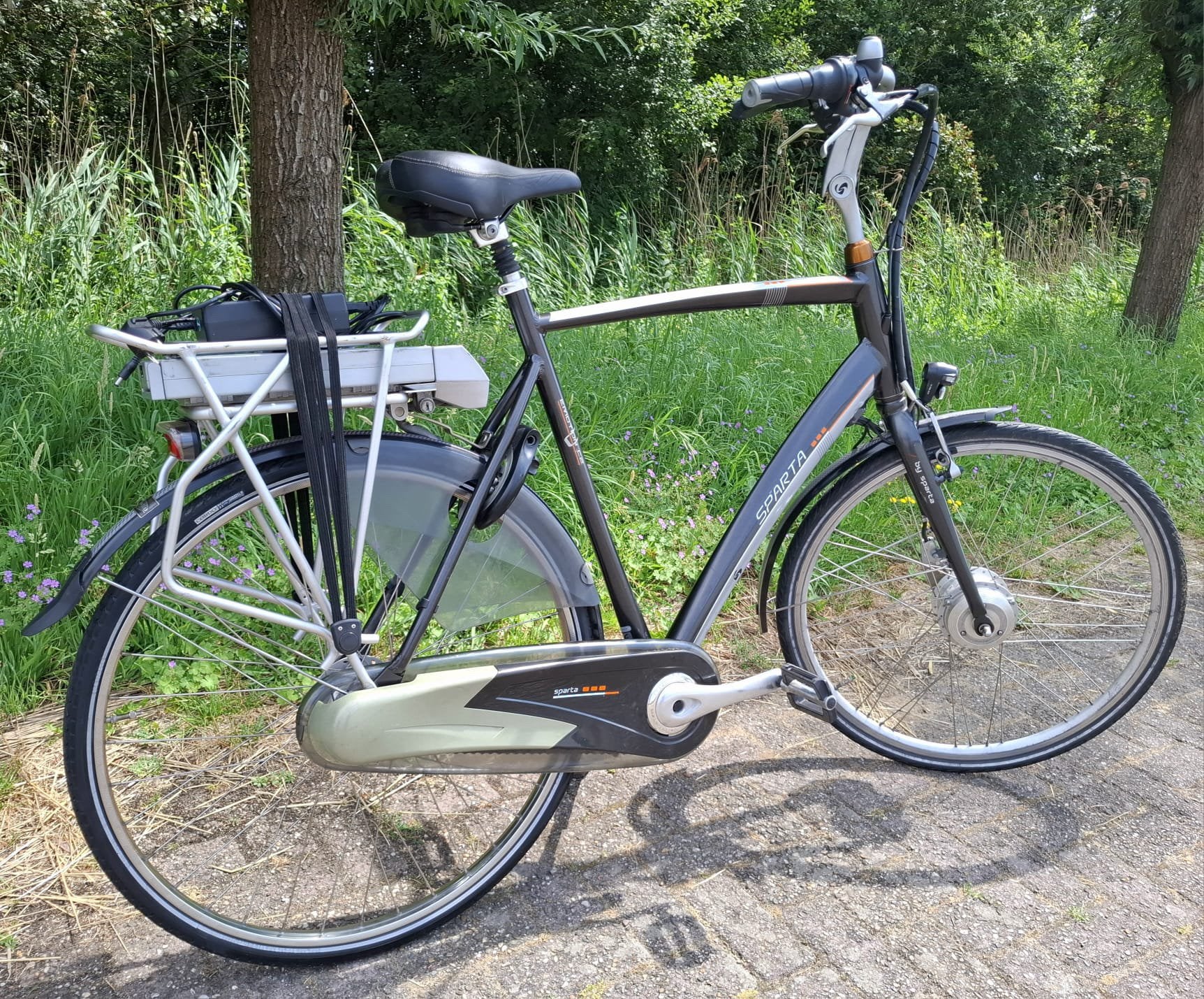Nette Electrische Sparta Herenfiets - 65cm hoog, Fietsen en Brommers, Elektrische fietsen, 59 cm of meer, Ophalen, Zo goed als nieuw