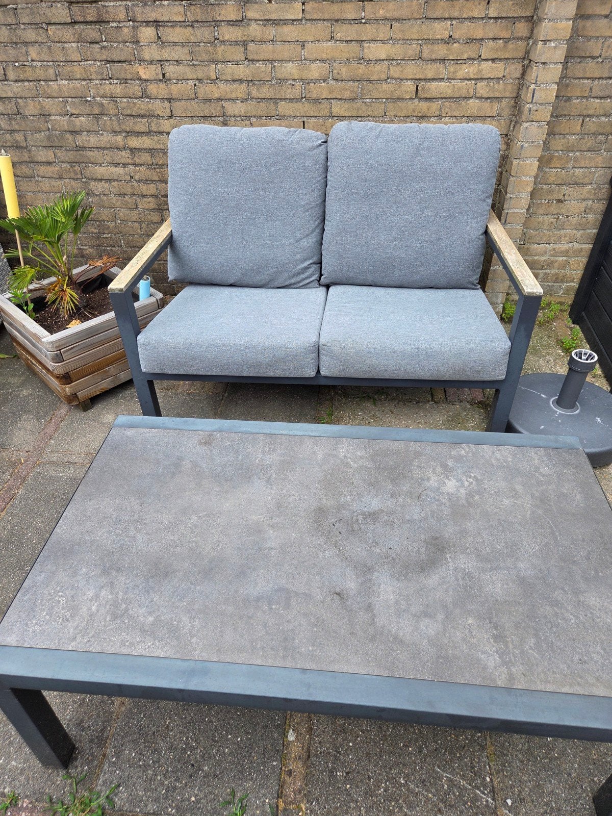 Trestino loungeset compleet, Ophalen, 4 zitplaatsen, Loungeset, Bank