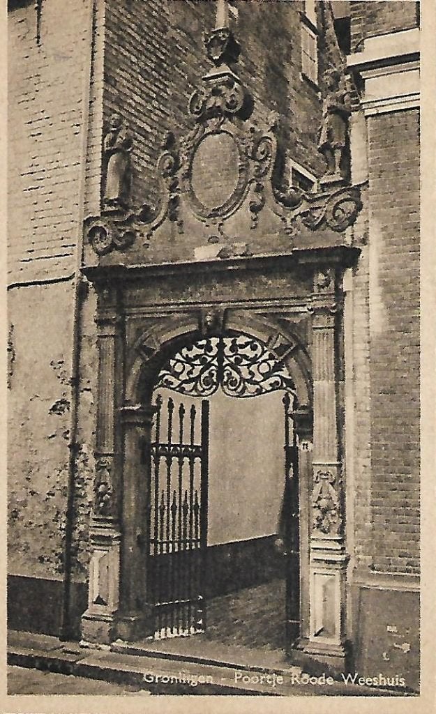 Groningen- -Poortje Roode Weeshuis., Verzenden, 1940 tot 1960, Gelopen, Groningen
