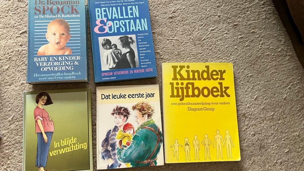 5 Boeken tbv zwangerschap en Opvoeden, Ophalen of Verzenden, Gelezen, Zwangerschap en Bevalling