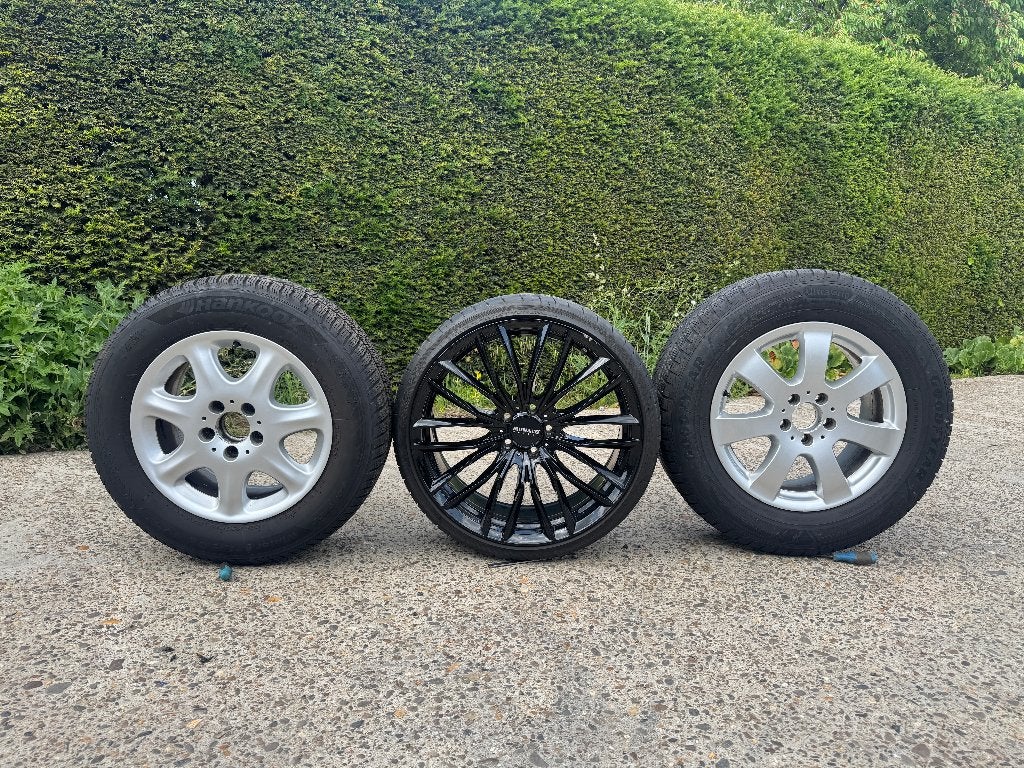 3x velgensets – origineel Mercedes ML- S-klasse + Monaco CLA, Velg(en), Overige, Overige maten, Ophalen of Verzenden