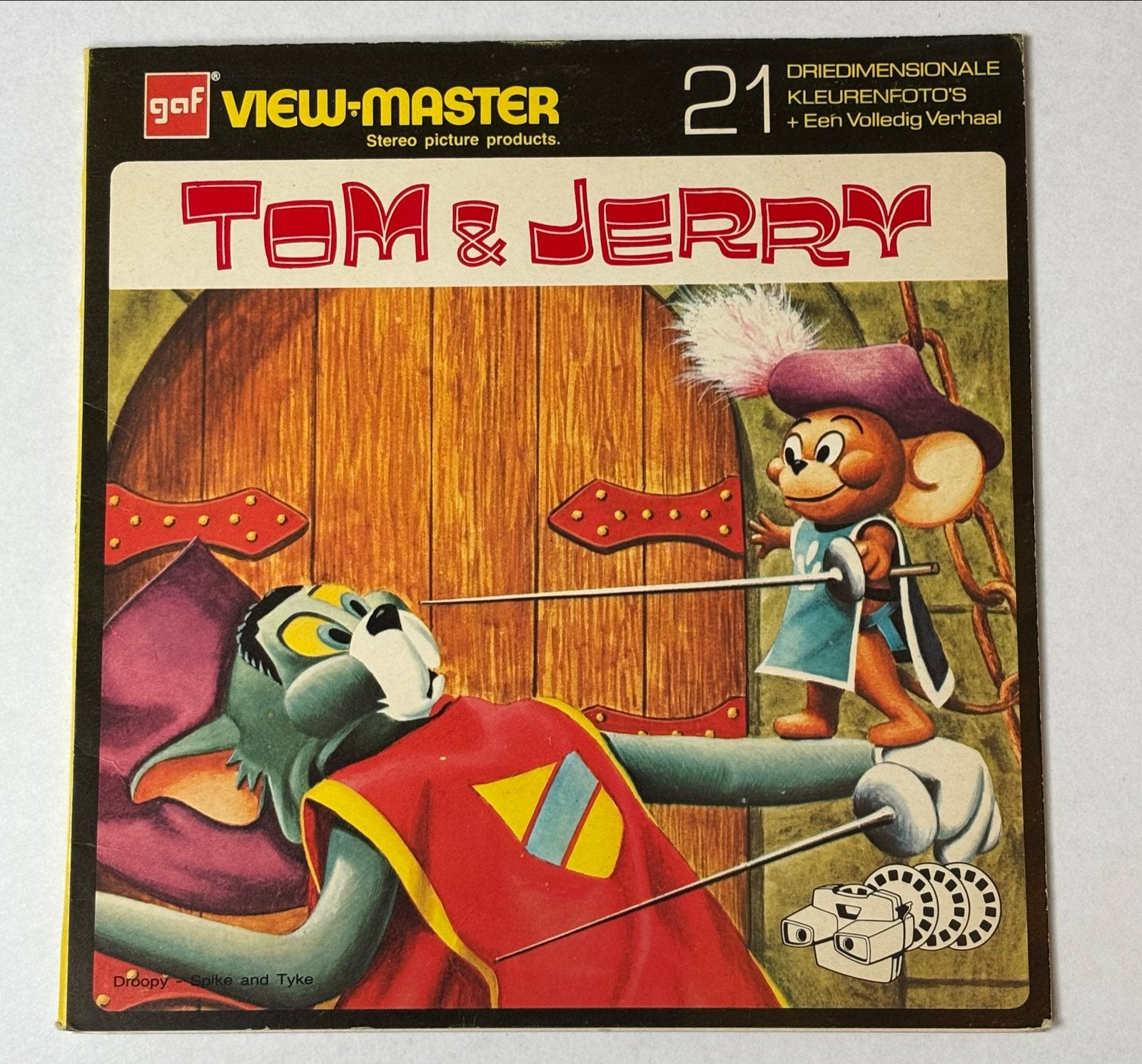 View-Master Tom & Jerry Driedimensionale Kleurenfoto's, Ophalen of Verzenden, Zo goed als nieuw
