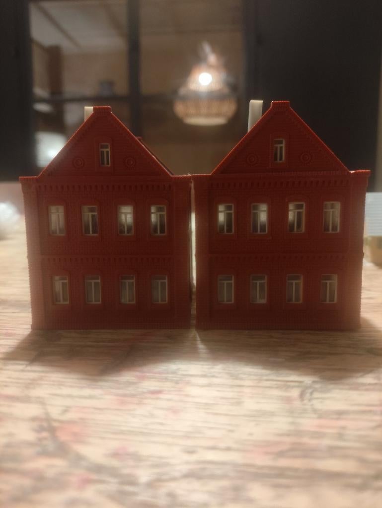 Modelbouw huizen en gebouwen set, Ophalen of Verzenden, Gebruikt, 1:144 of kleiner