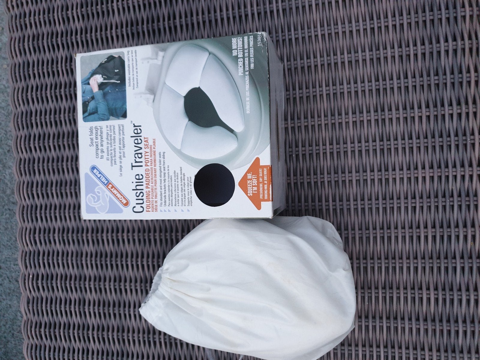 cushie traveler, opvouwbare kinder wc verkleiner, Ophalen of Verzenden, Zo goed als nieuw