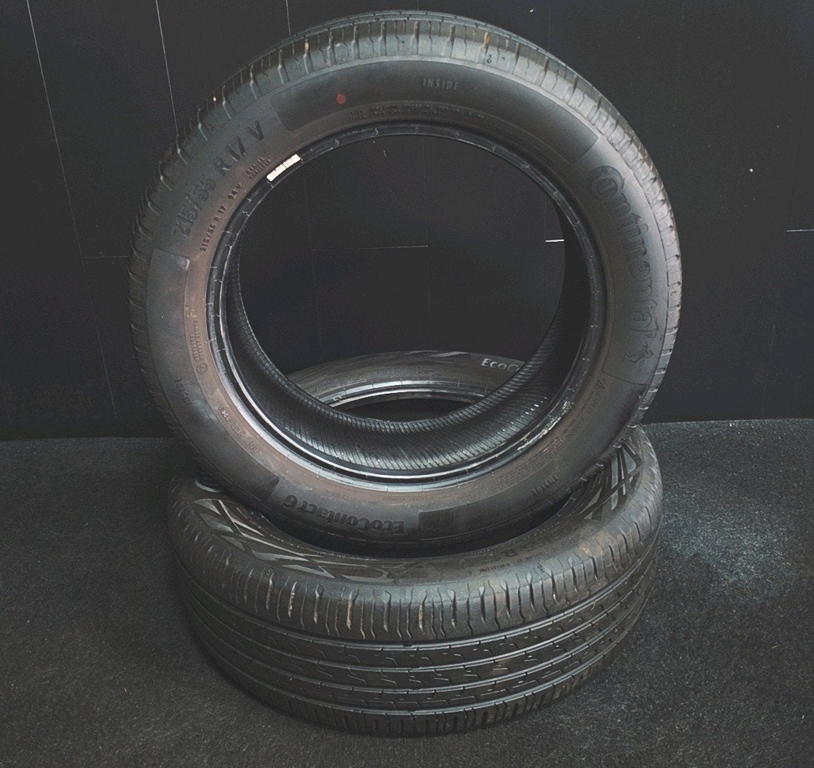 215 55 R17 17 continental eco contact6 zomerbanden, 215 mm, Conti, 17 inch, Ophalen of Verzenden