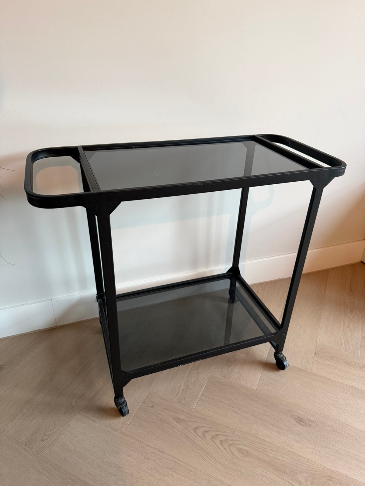 Riverdale Butlertray Roma zwart 75 cm, Huis en Inrichting, Ophalen, 50 tot 100 cm, Zo goed als nieuw, Metaal