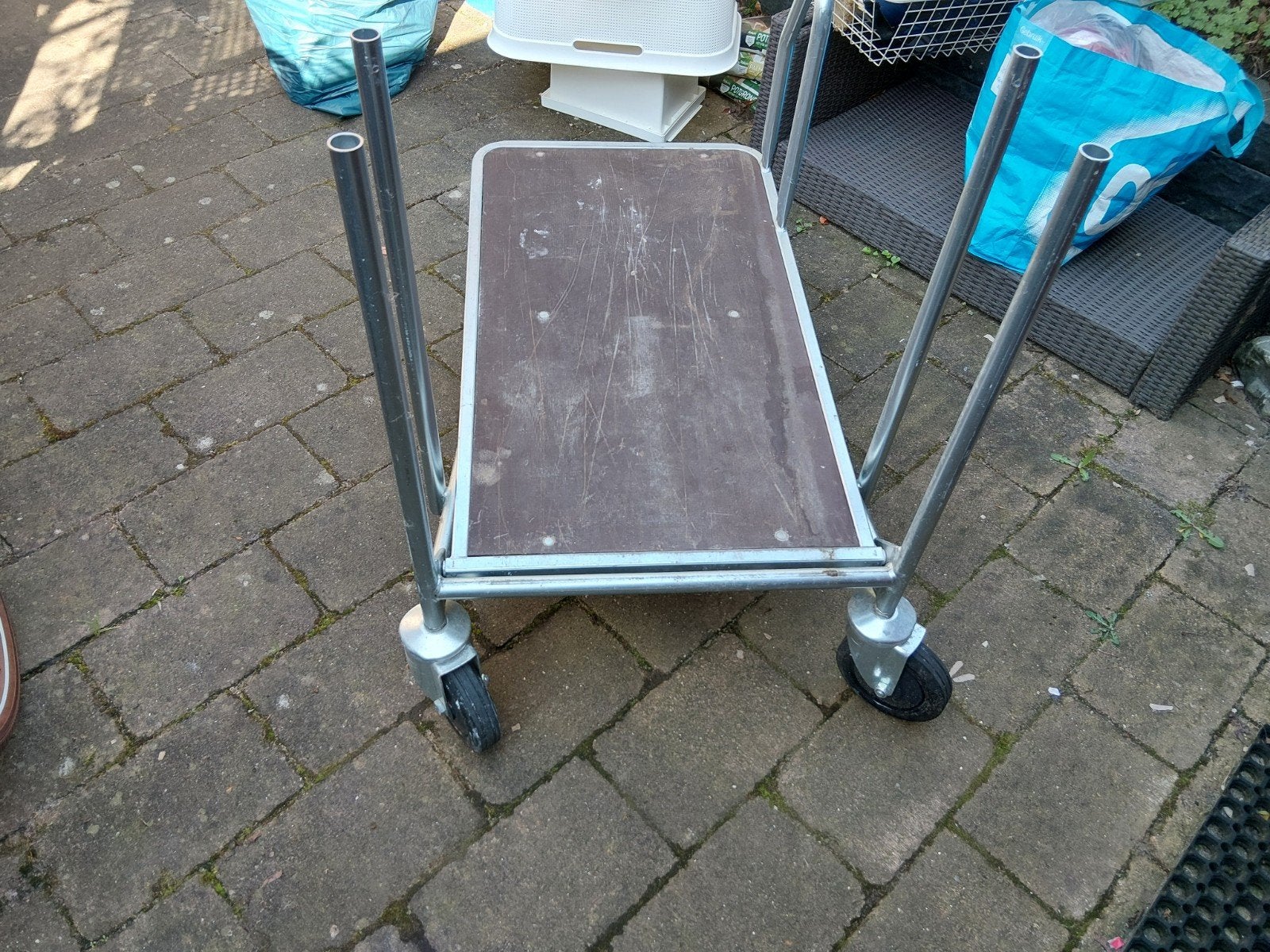 Handige transportkar met wielen, 100 liter of meer, Ophalen, Gebruikt, Transportkar