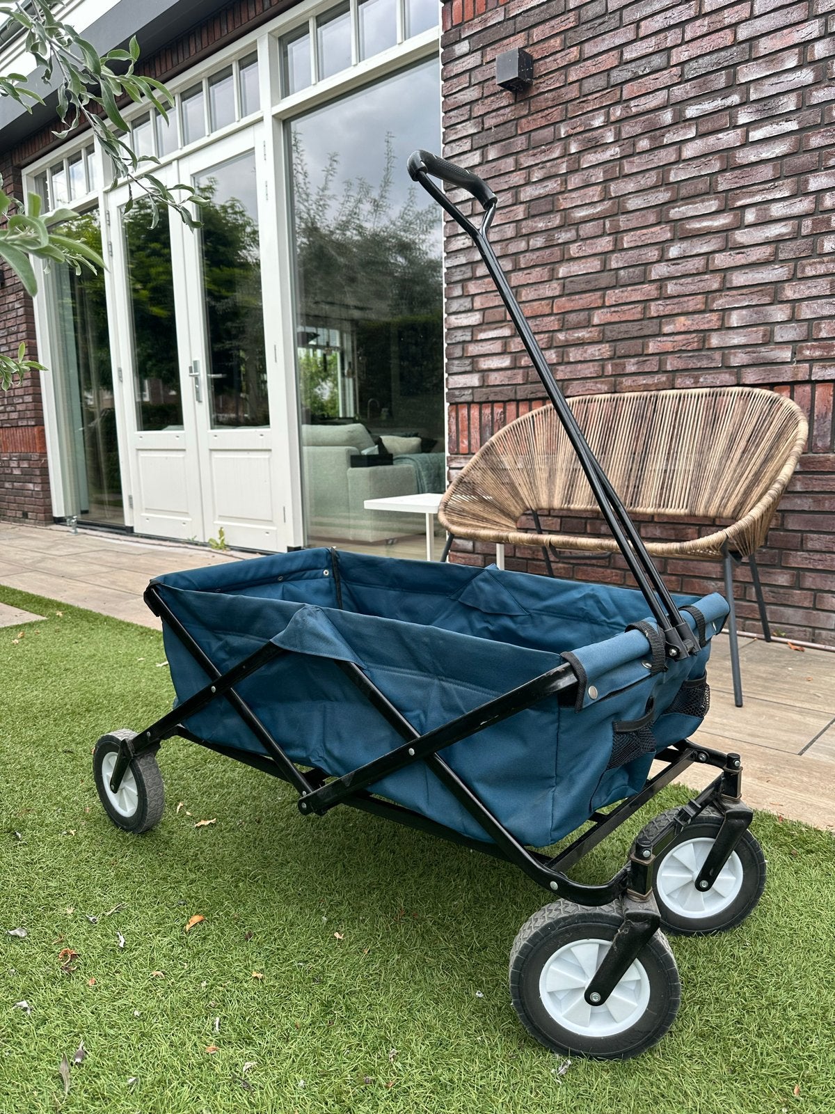 Opvouwbare bolderkar - Ideaal voor strand of tuin, Ophalen, Opvouwbaar, Gebruikt