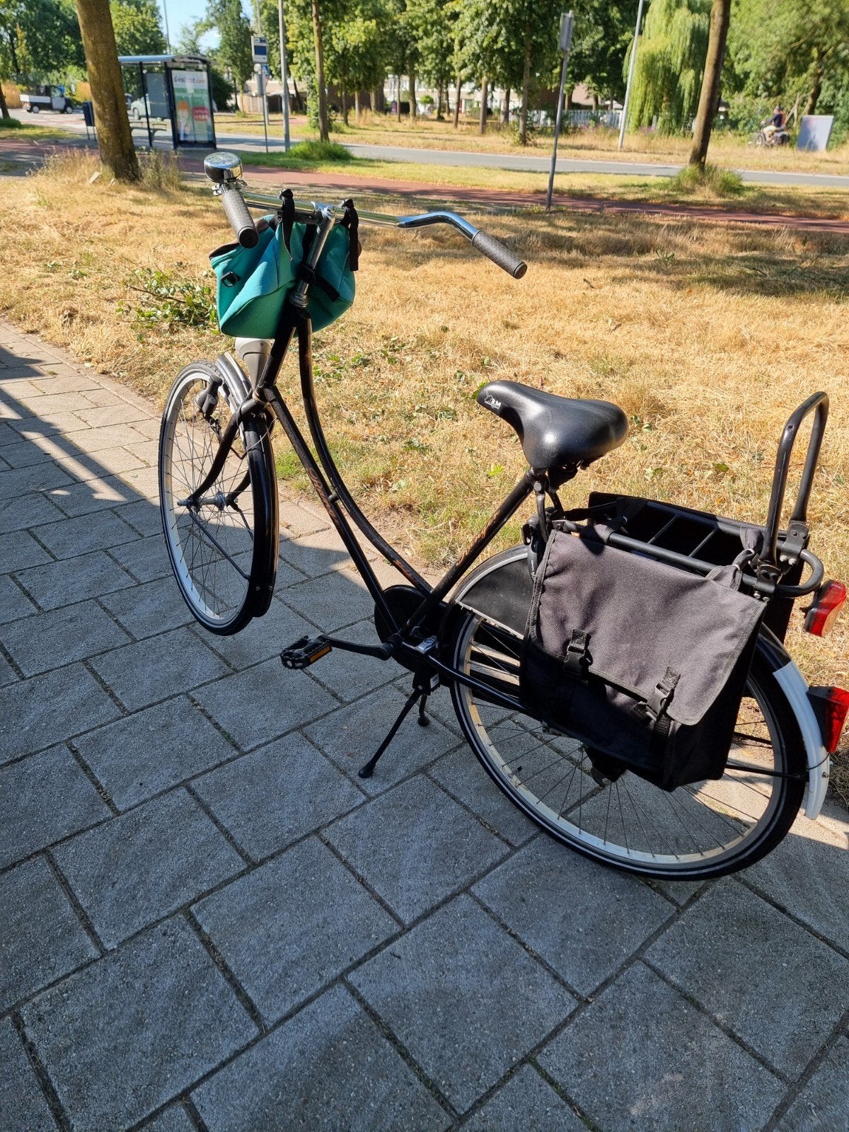 Damesfiets Ranger met lage instap en fietstassen, Fietsen en Brommers, Velgrem, 50 tot 53 cm, Ophalen, Overige merken